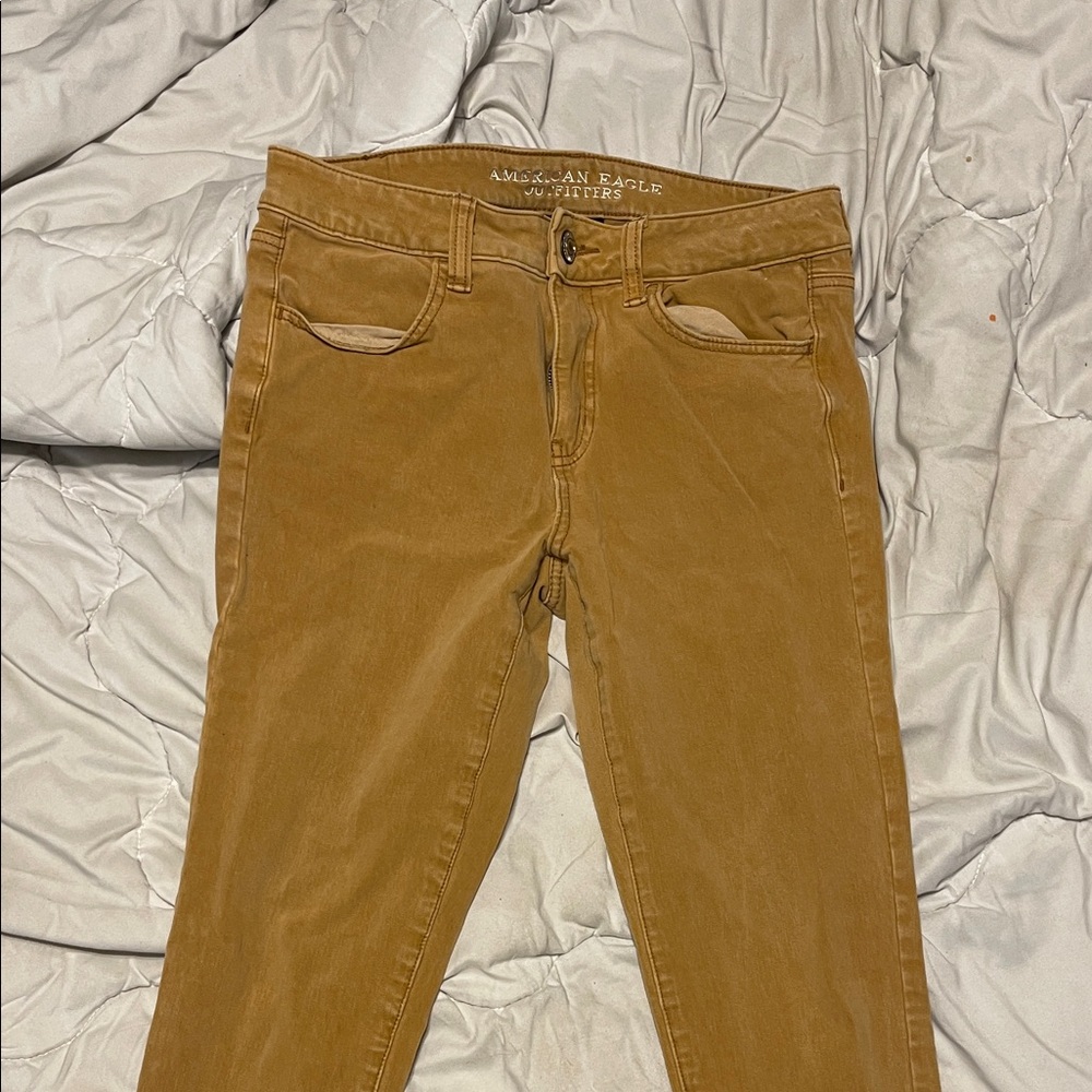 American Eagle Outfitters Khaki Slim Jeans